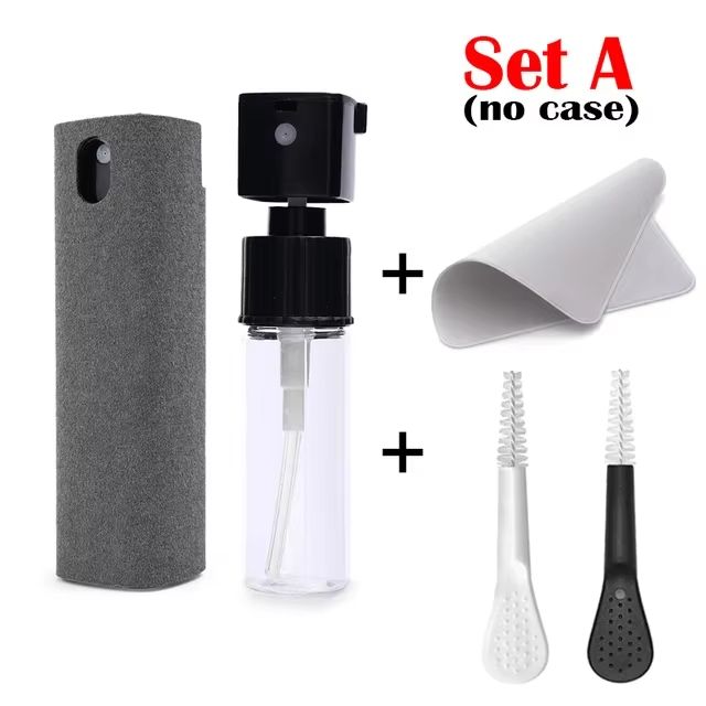 Mini Screen Cleaner Spray With Microfiber Cloth  Portable Phone  Tablet Cleaning Kit For IPhone IPa 11