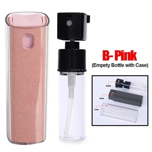 Mini Screen Cleaner Spray With Microfiber Cloth  Portable Phone  Tablet Cleaning Kit For IPhone IPa 6