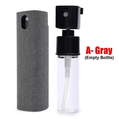 Mini Screen Cleaner Spray With Microfiber Cloth  Portable Phone  Tablet Cleaning Kit For IPhone IPa 7