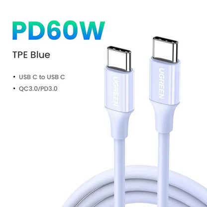 UGREEN USBC PD60W Fast Charging Cable  HighSpeed Data  Power Delivery Cord For IPhone 171615 Samsun 11