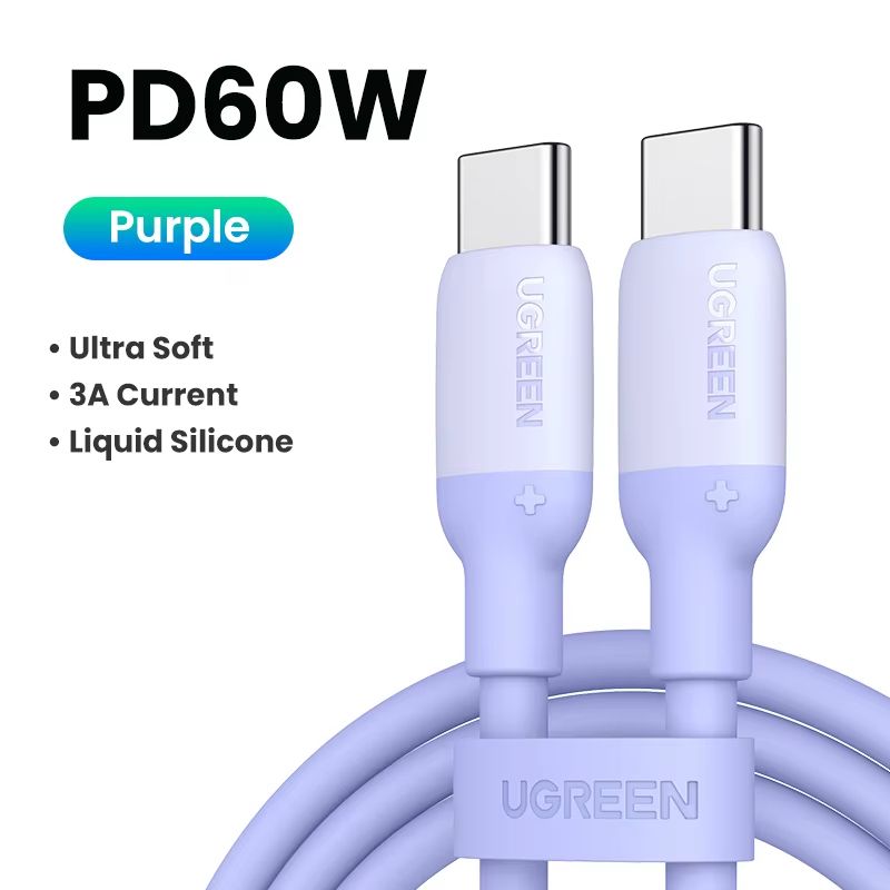 UGREEN USBC PD60W Fast Charging Cable  HighSpeed Data  Power Delivery Cord For IPhone 171615 Samsun 13