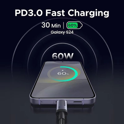 UGREEN USBC PD60W Fast Charging Cable  HighSpeed Data  Power Delivery Cord For IPhone 171615 Samsun 3
