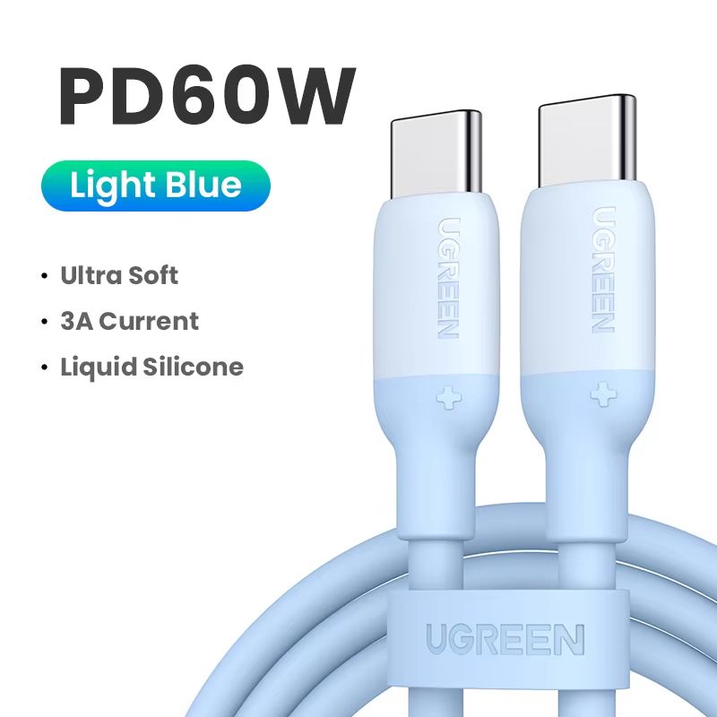 UGREEN USBC PD60W Fast Charging Cable  HighSpeed Data  Power Delivery Cord For IPhone 171615 Samsun 6