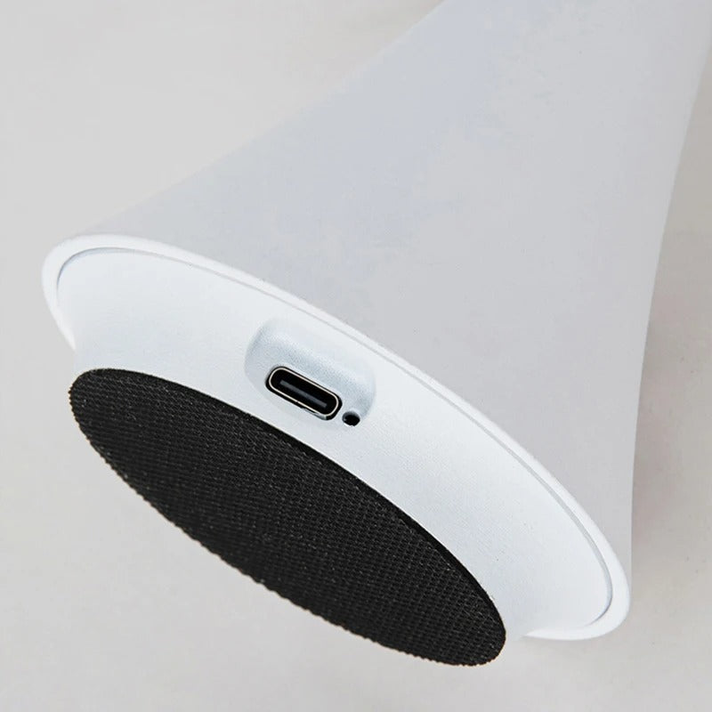 Rechargeable Mushroom Table Lamp, Wireless Touch Control, USB C Desk Lamp, Creative Atmosphere Light