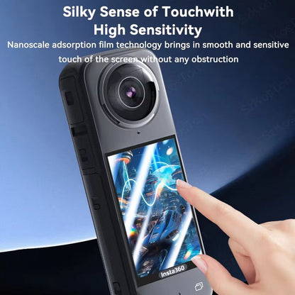 Lens Protection Kit For Insta360 X5X4  AntiScratch Lens Guards Screen Protector Film  Storage Bag 4