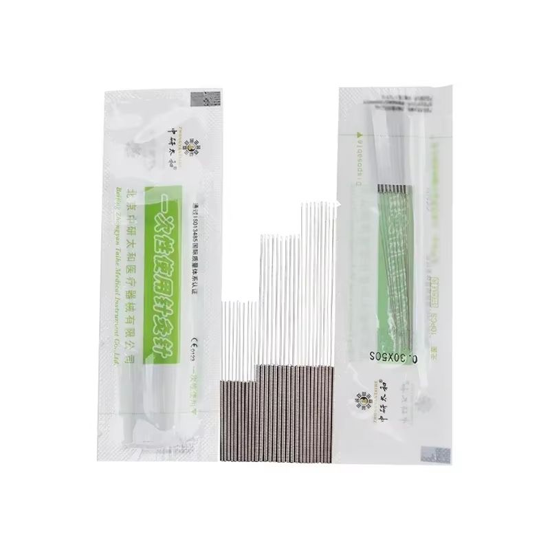 ZHONGYAN TAIHE 500PCS Disposable Acupuncture Needles With Tube  Sharp Sterile  Professional Grade 2