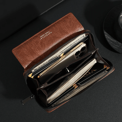 UrbanCraft Mens PU Leather Zipper Wallet And Clutch Bag 1