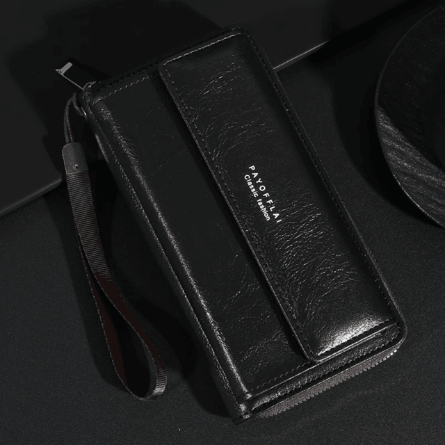 UrbanCraft Mens PU Leather Zipper Wallet And Clutch Bag 4