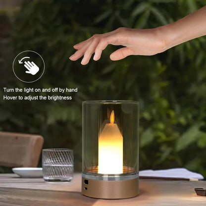 Motion Sensor Night Light, with Warm Candlelight Atmosphere, USB Charging, Manual Scanning, Automatic Switch, Home Decor