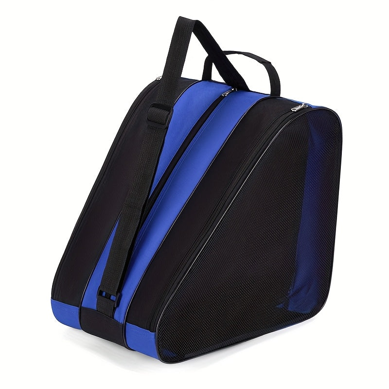 ThreeLayer Large Capacity Skate Storage Bag Handheld Thickened Skate Bag Adjustable Shoulder Strap  10