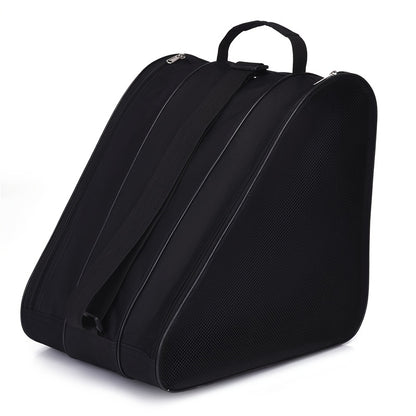 ThreeLayer Large Capacity Skate Storage Bag Handheld Thickened Skate Bag Adjustable Shoulder Strap  1