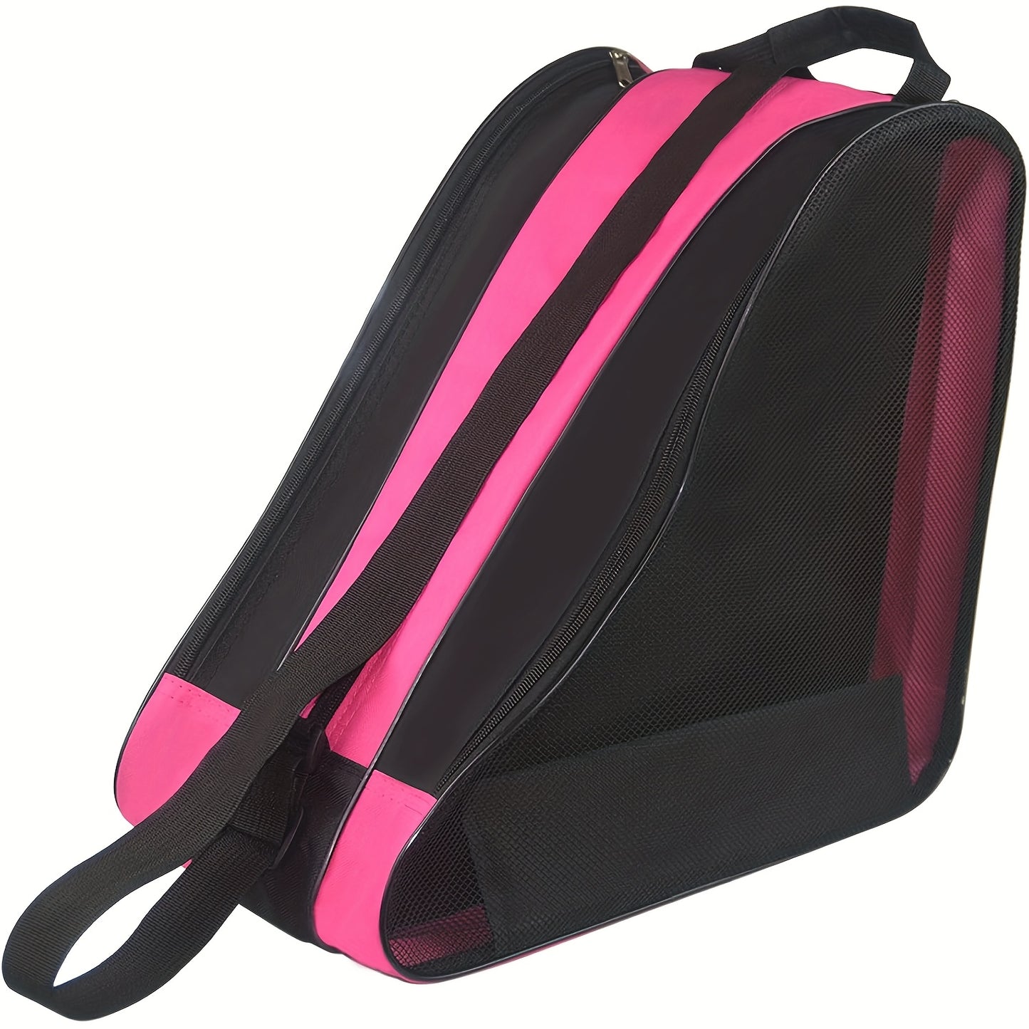 ThreeLayer Large Capacity Skate Storage Bag Handheld Thickened Skate Bag Adjustable Shoulder Strap  2