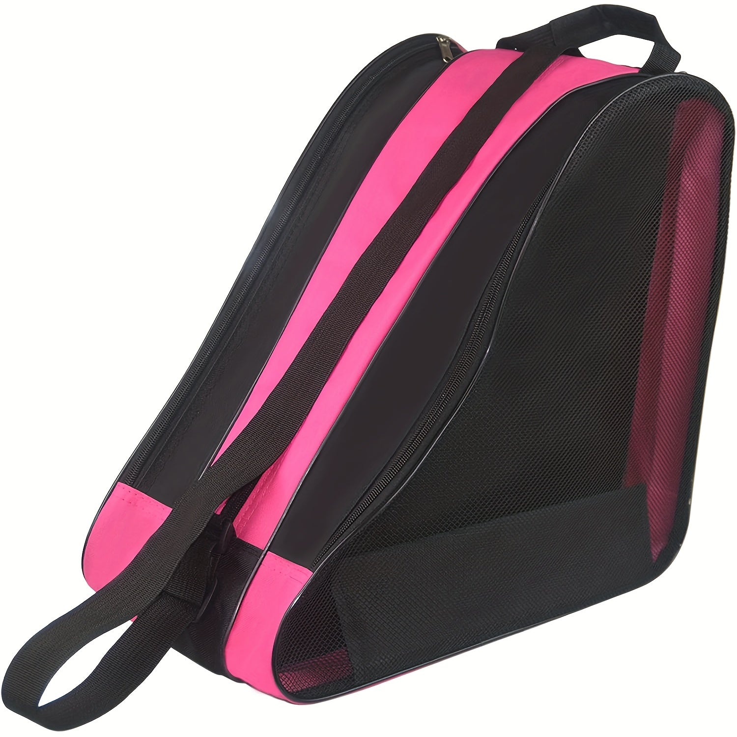 ThreeLayer Large Capacity Skate Storage Bag Handheld Thickened Skate Bag Adjustable Shoulder Strap  2