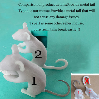 Modern Animal Desk Lamp, Cute Resin Night Light, Mouse Cat Squirrel Design, Home Decor Lighting