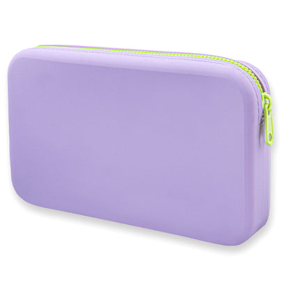 Portable Cosmetic Waterproof Organizer Square Silicone Cosmetic Travel Makeup Brush Holder Storage  7