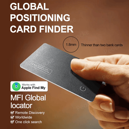 TrackMate Smart Wallet Card GPS Bluetooth Tracker for iPhone