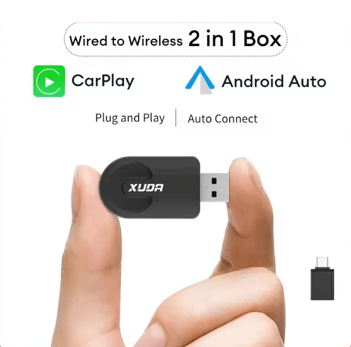 AutoLink Wireless CarPlay and Android Auto Adapter Smart Mini Box