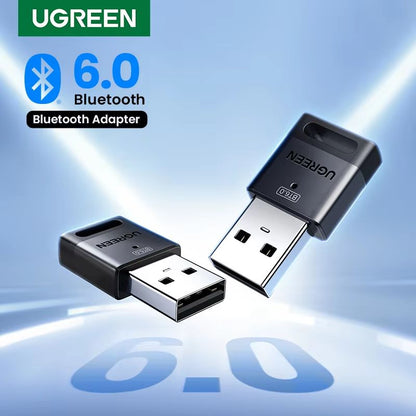 USB Bluetooth 6.0 Adapter Dongle for PC and Laptop – High-Speed Wireless Receiver & Transmitter for Windows Devices