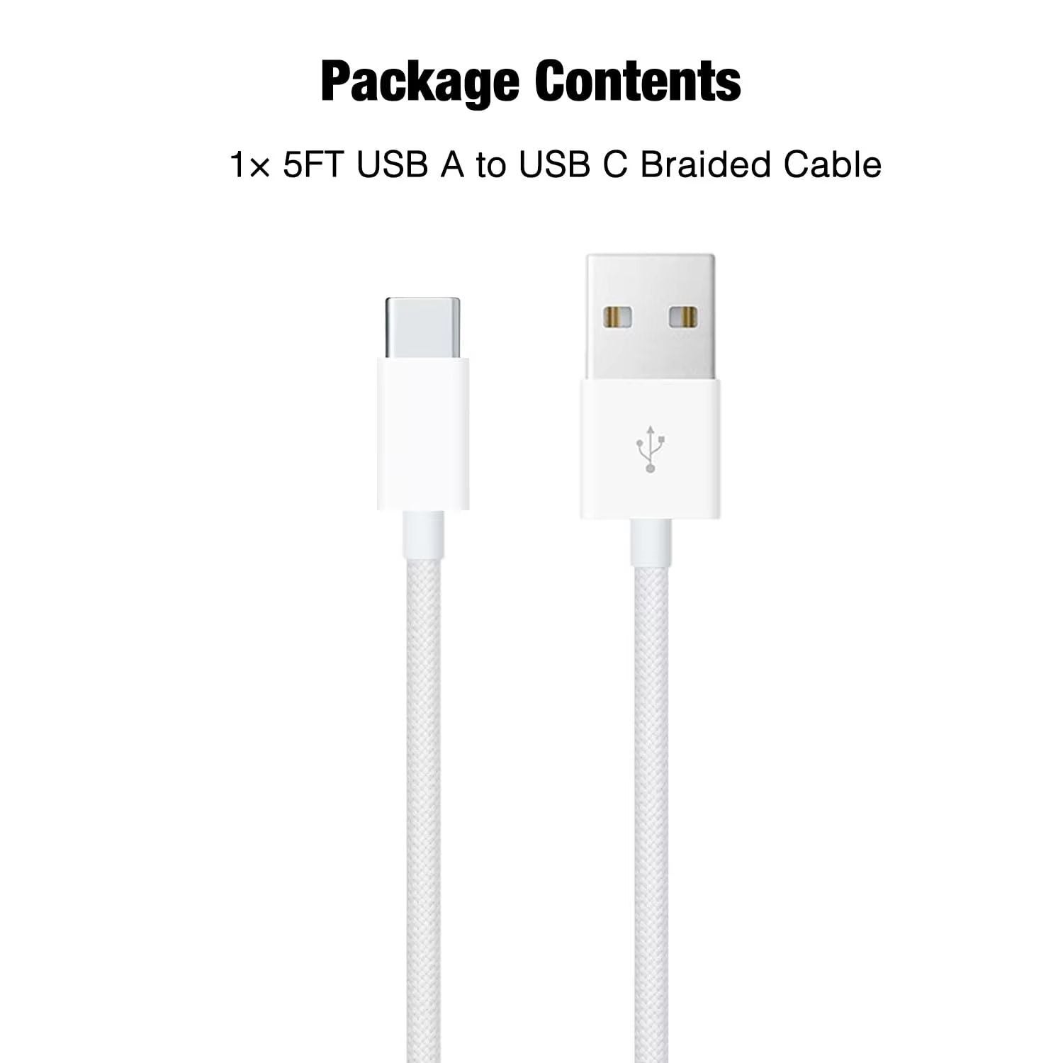 60W PD Fast Charging USB To USBC Cable  Quick Charger Cord For IPhone 16 Pro Max Samsung And Xiaomi 5