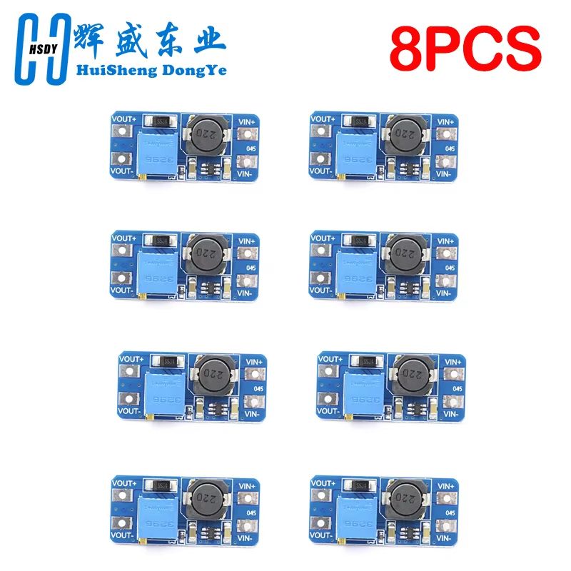 MT3608 DCDC Boost Converter Module  Adjustable StepUp Power Supply 2A 2V24V To 5V9V12V28V For Ardui 12