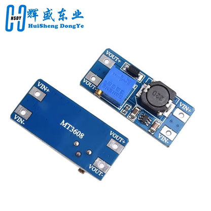 MT3608 DCDC Boost Converter Module  Adjustable StepUp Power Supply 2A 2V24V To 5V9V12V28V For Ardui 3