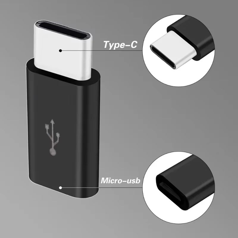 Micro USB To USBC Adapter OTG Converter  Fast Charging  Data Transfer 1