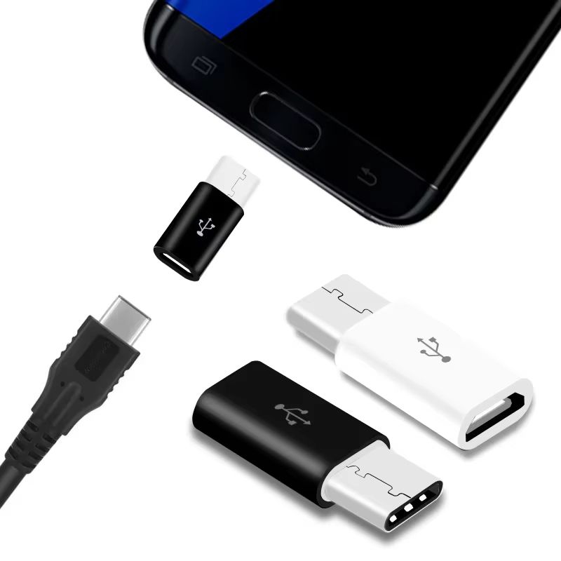 Micro USB To USBC Adapter OTG Converter  Fast Charging  Data Transfer 2