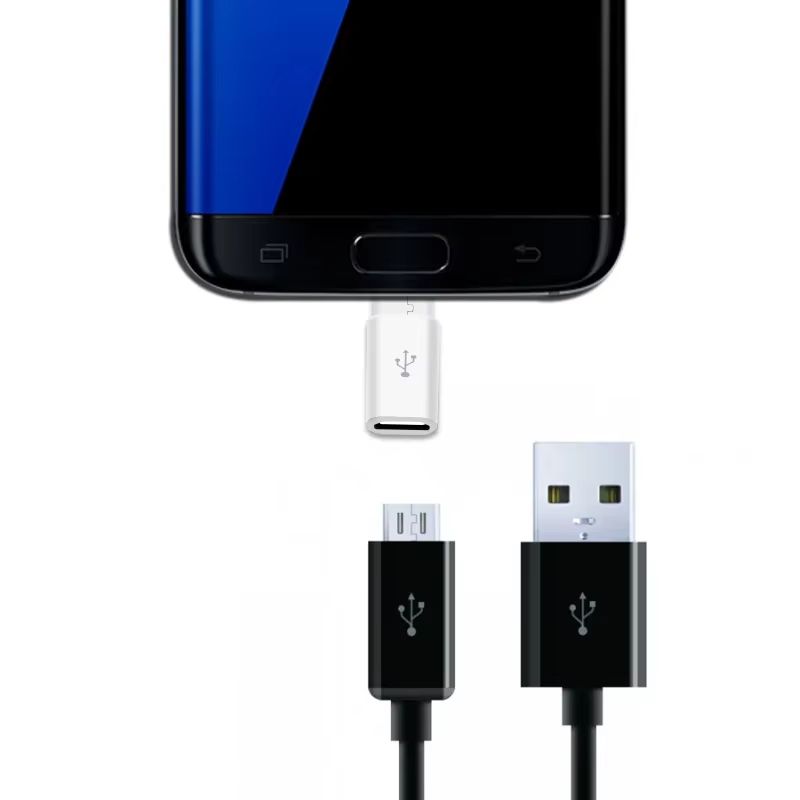 Micro USB To USBC Adapter OTG Converter  Fast Charging  Data Transfer 3