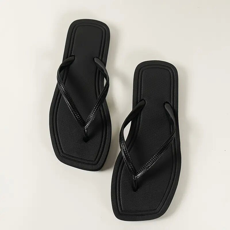 Lightweight Summer Women Flip Flops Casual Simple Design Slippers  Outdoor Garden Shoes For Daily W 5