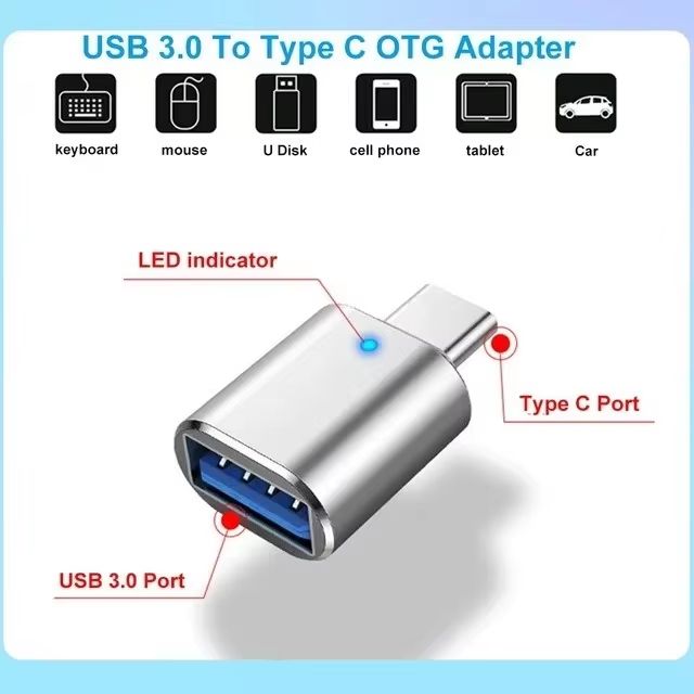 USBC To USBA OTG Adapter  Fast Data Transfer  Universal Connectivity 2
