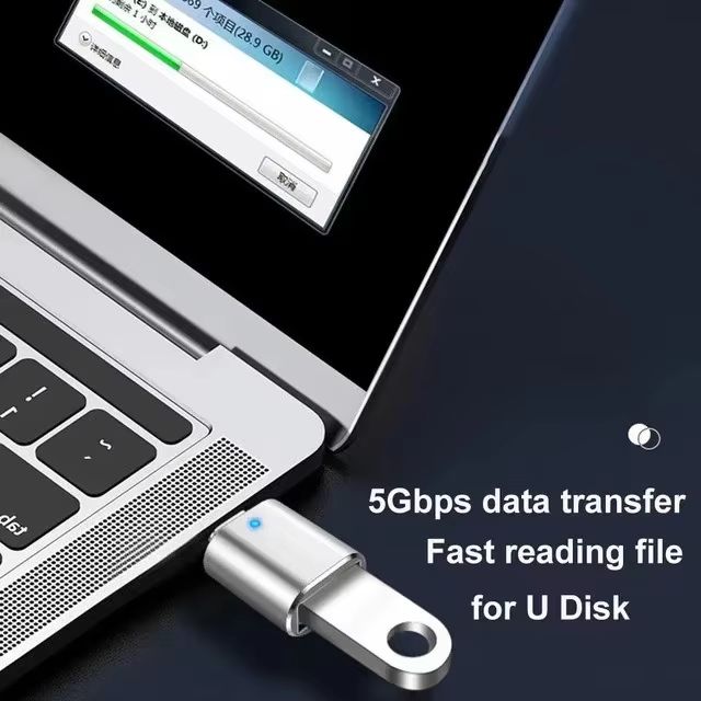 USBC To USBA OTG Adapter  Fast Data Transfer  Universal Connectivity 3