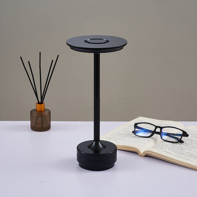 Rechargeable Table Lamp, LED Touch Sensor Night Light, Wireless Desktop Lamp for Bedroom, Hotel, Bar Decor