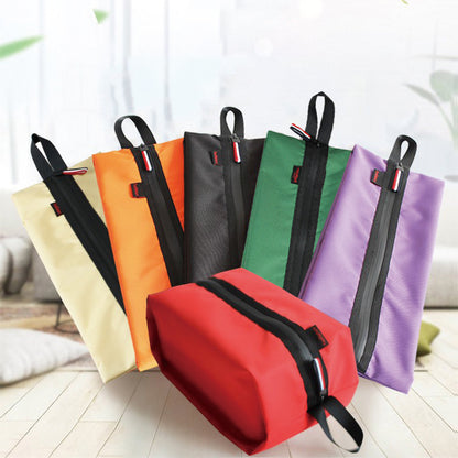 Travel Portable Oxford Shoes Bag, Dustproof Shoes Storage Bags, Sturdy Zipper Pouch Case, f Pocket Shoes Organizer