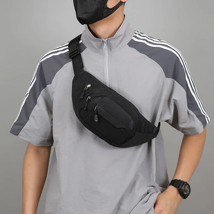 Large Capacity Water Resistant Unisex Mobile Waist Bag, Durable Construction Belt Bag, Multifunctional Work Bag for Men