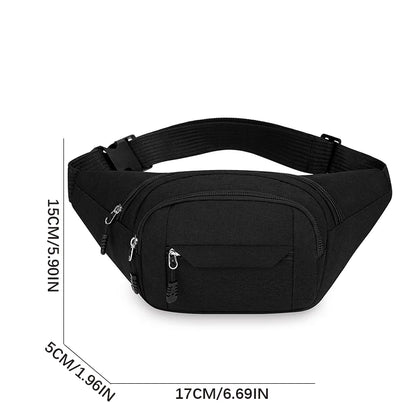 Large Capacity Water Resistant Unisex Mobile Waist Bag, Durable Construction Belt Bag, Multifunctional Work Bag for Men