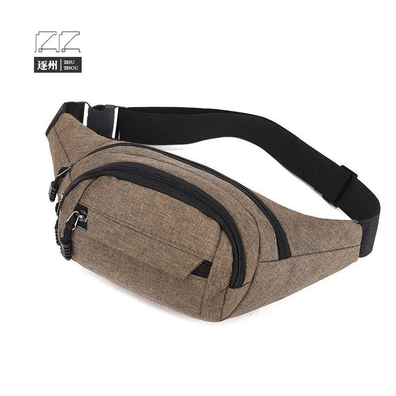 Large Capacity Water Resistant Unisex Mobile Waist Bag, Durable Construction Belt Bag, Multifunctional Work Bag for Men