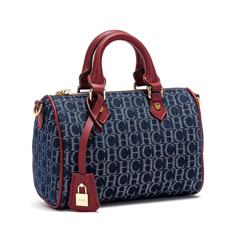 Pillow Bag, Women's Shoulder Bag, Casual Party Handbag, New Cowboy Splicing Style