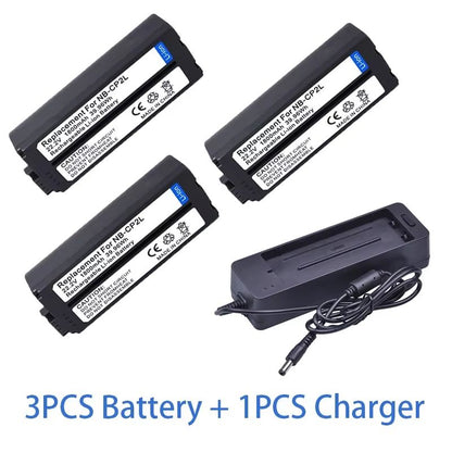 NBCP2LH Rechargeable Battery  Charger Kit For Canon SELPHY  1800mAh Power Pack 12