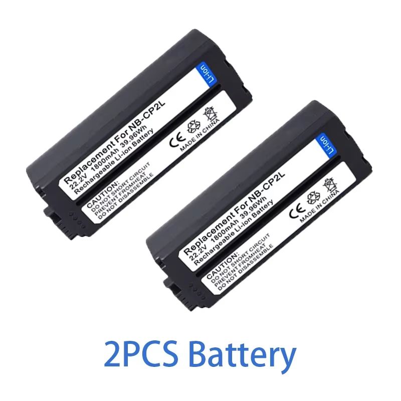 NBCP2LH Rechargeable Battery  Charger Kit For Canon SELPHY  1800mAh Power Pack 8