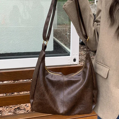 Cowhide Women Shoulder Bag, Fashion Luxury Ladies Messenger Bags, High Quality Female Tote Bag, Women Handbag
