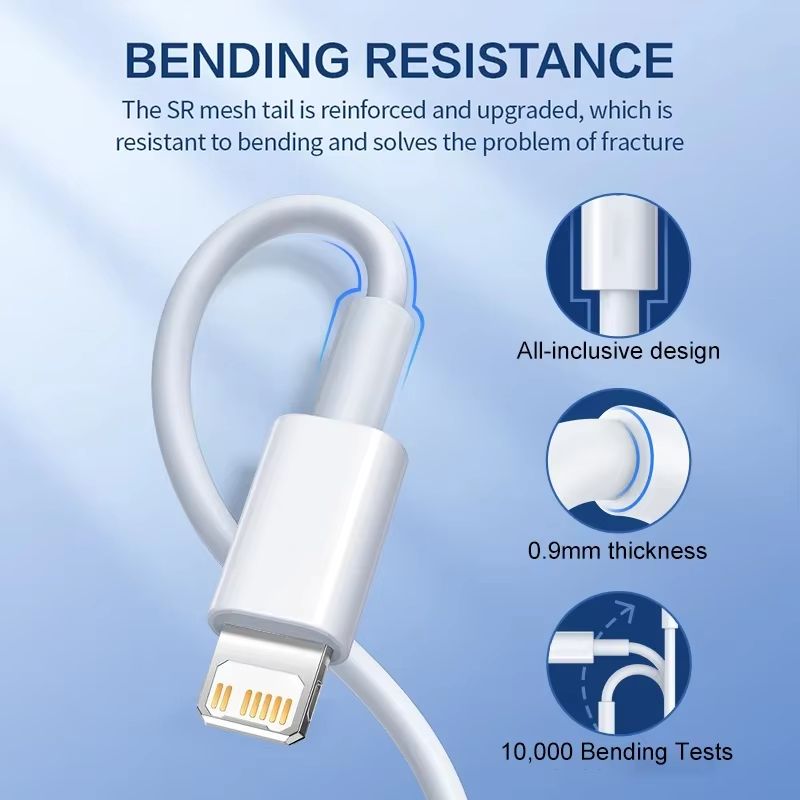 40W PD USBC Fast Charging  Data Cable For IPhone  IPad 1