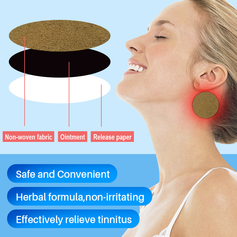 Portable Ear Care Patch Tinnitus Patch Headache Relief Ear Ringing Buzzing Hearing Loss Support Bra 2