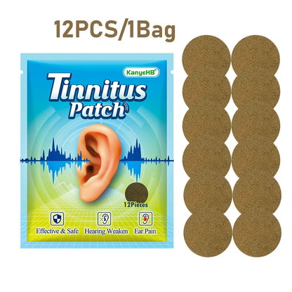 Portable Ear Care Patch Tinnitus Patch Headache Relief Ear Ringing Buzzing Hearing Loss Support Bra 6