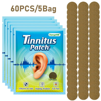 Portable Ear Care Patch Tinnitus Patch Headache Relief Ear Ringing Buzzing Hearing Loss Support Bra 8