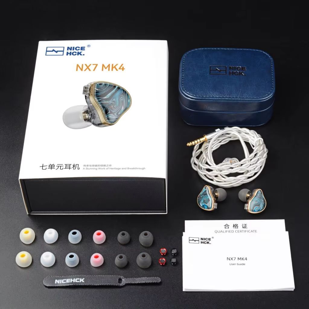 NICEHCK NX7MK4 Stabilized Wood Hybrid HIFI Earbuds With 7 Drivers  Replaceable Tuning Filters 5