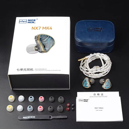 NICEHCK NX7MK4 Stabilized Wood Hybrid HIFI Earbuds With 7 Drivers  Replaceable Tuning Filters 5