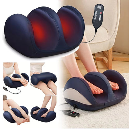 Leg Massage Heated Roller Pressure, Super Big Electric Foot Calf Massager, Compression Relax Feet Muscle Circulation