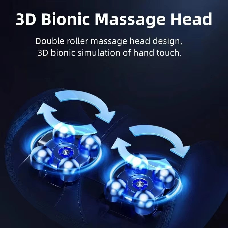 Leg Massage Heated Roller Pressure, Super Big Electric Foot Calf Massager, Compression Relax Feet Muscle Circulation