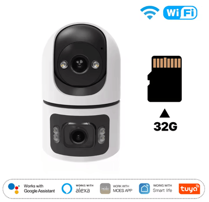 Moes Tuya Smart WiFi Indoor Camera 4MP Dual Lens With Motion Tracking 5