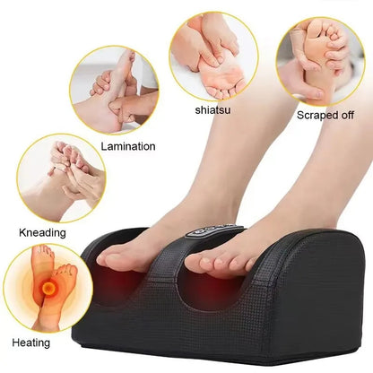 Rolling Shiatsu Calf Health Care Therapy, Deep Tissue Muscles Relieve Fatigue Machine, Infrared Heating Foot Massager